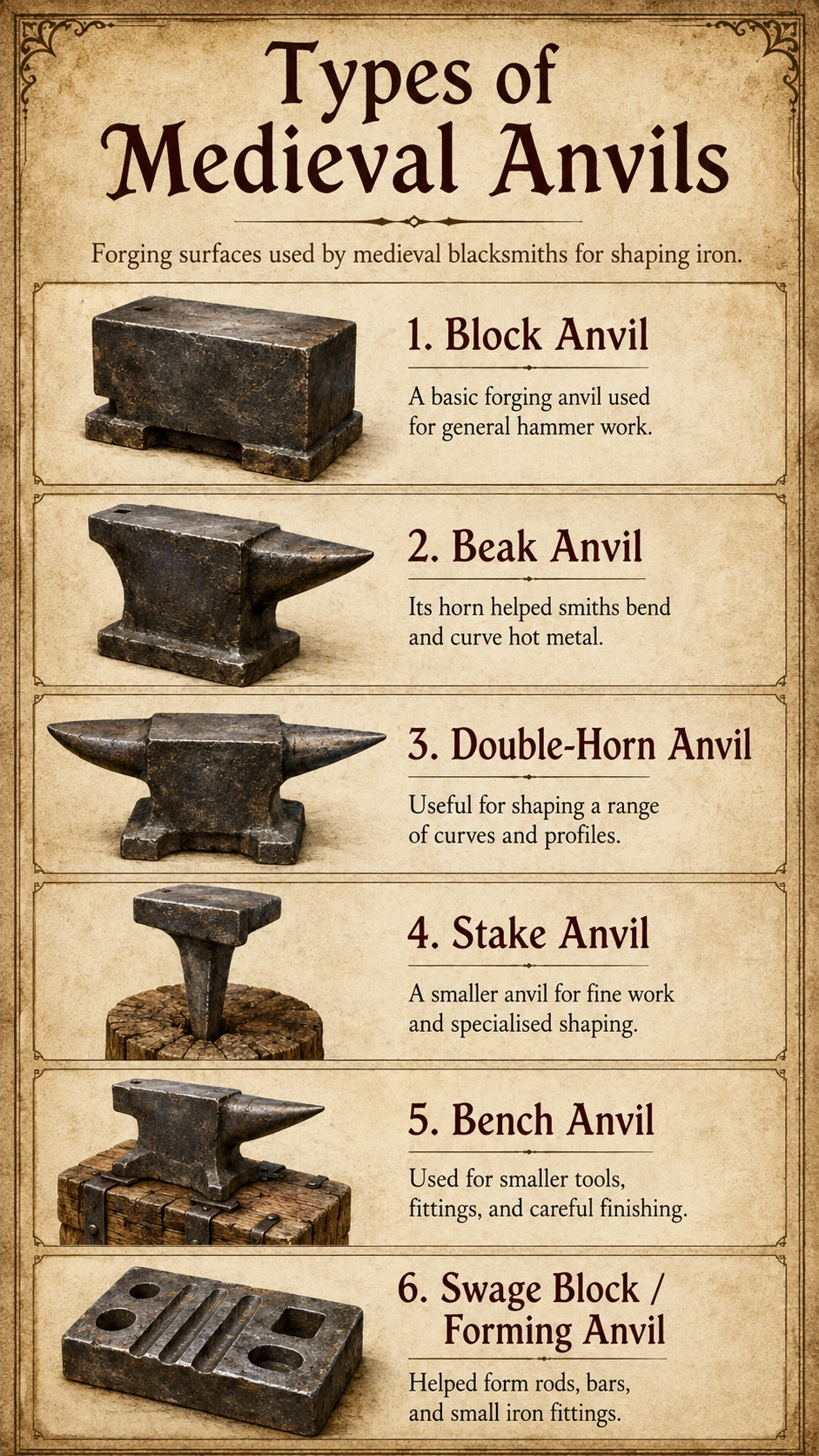 Medieval Anvils
