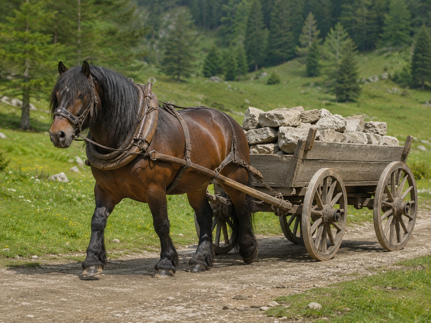 Noriker Horse_Draught Animal