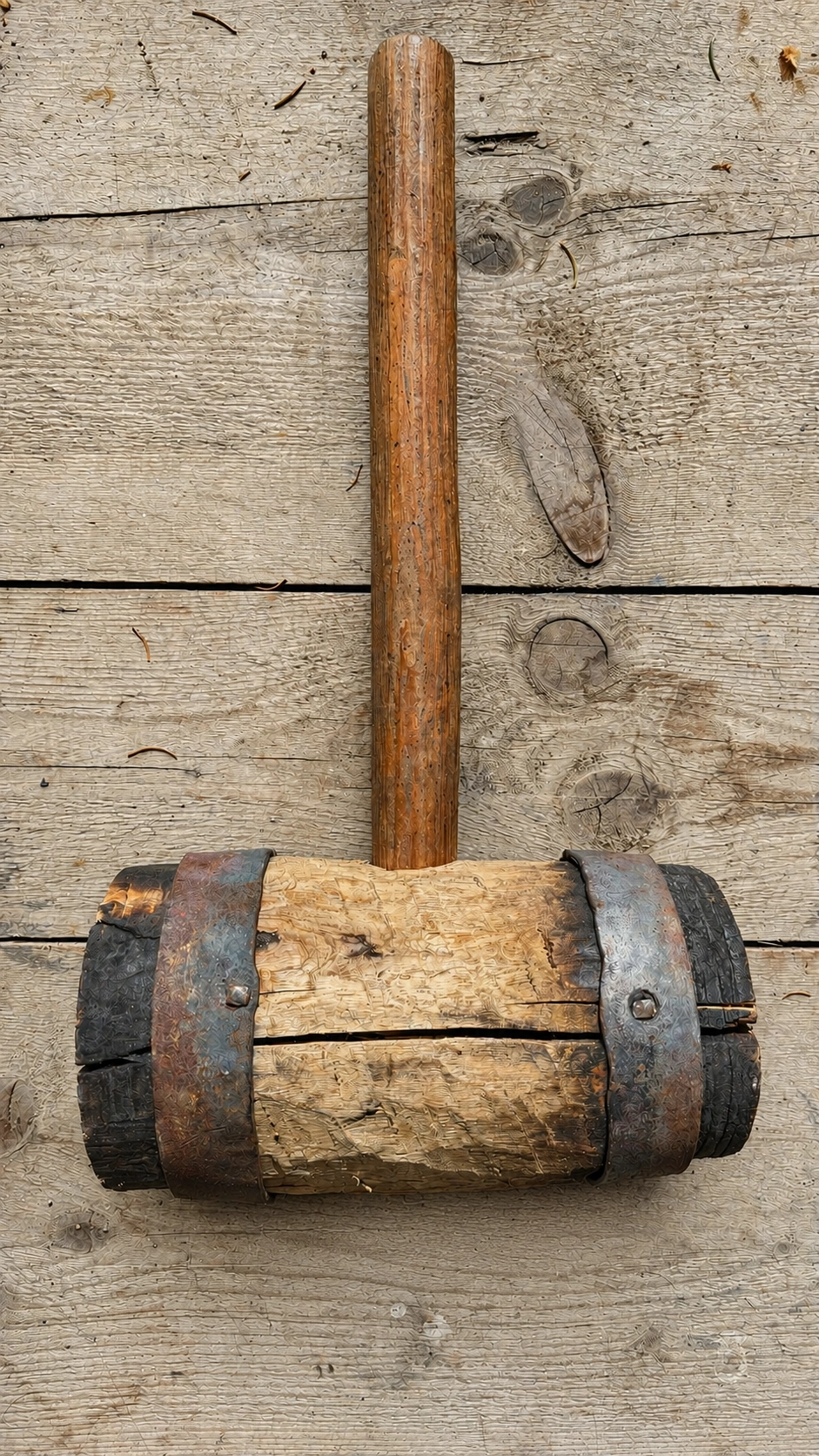 Wooden mallets deliver controlled force without damaging finished surfaces. Used in carpentry, assembly and stoneworking.
