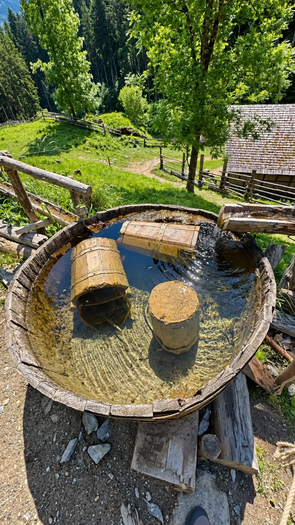 Stored water for daily use
